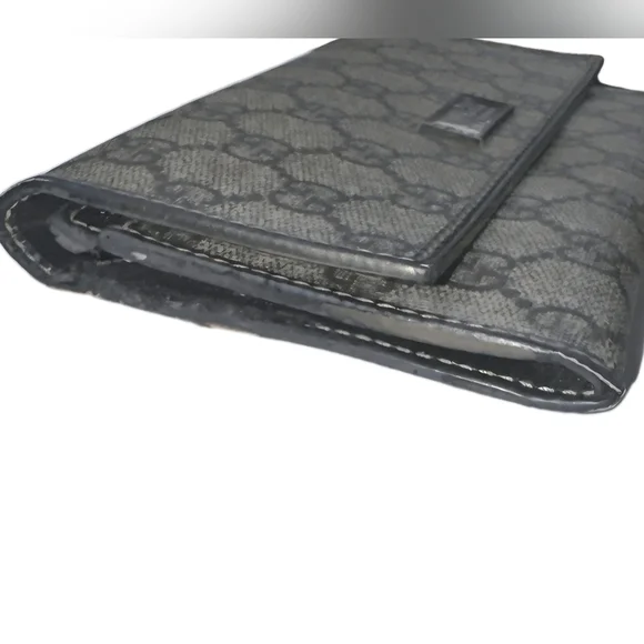 Gucci Vintage GG Plus Women's Monogram Canvas Long Wallet - Picture 4 of 13